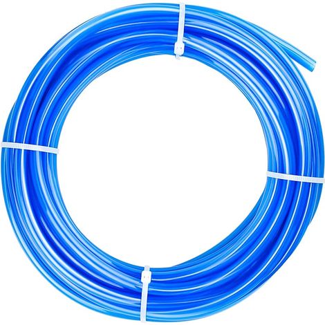 10 M Langer Blauer Polyurethan-luftschlauch, 10 Mm Außendurchmesser X 6,5 Mm Innendurchmesser, Ohne Anschlüsse