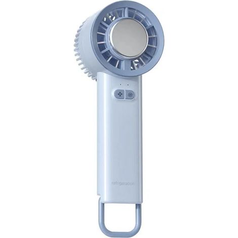 Tragbarer 3-stufiger Ventilator Mit Halbleitertechnologie – Leiser Betrieb – Hervorragende Akkulaufzeit – Blaue Farbe