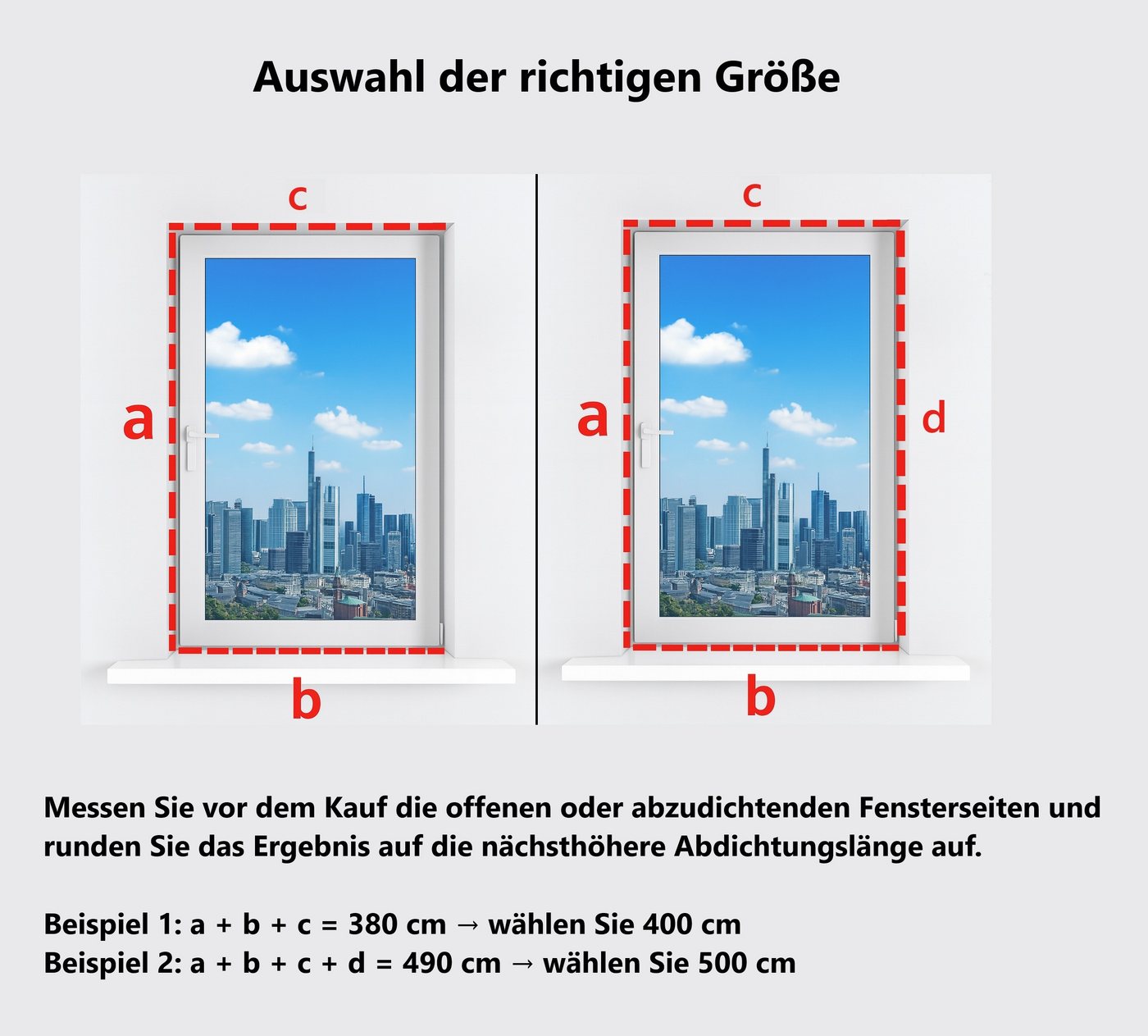 One Home Fenster-Set Erweiterung Fensterabdichtung für Mobile Klimageräte, Klimaanlage, und Wäschetrockner, Ablufttrockner, Hitzeschutz, Dachfenster, Fenster Bild 4