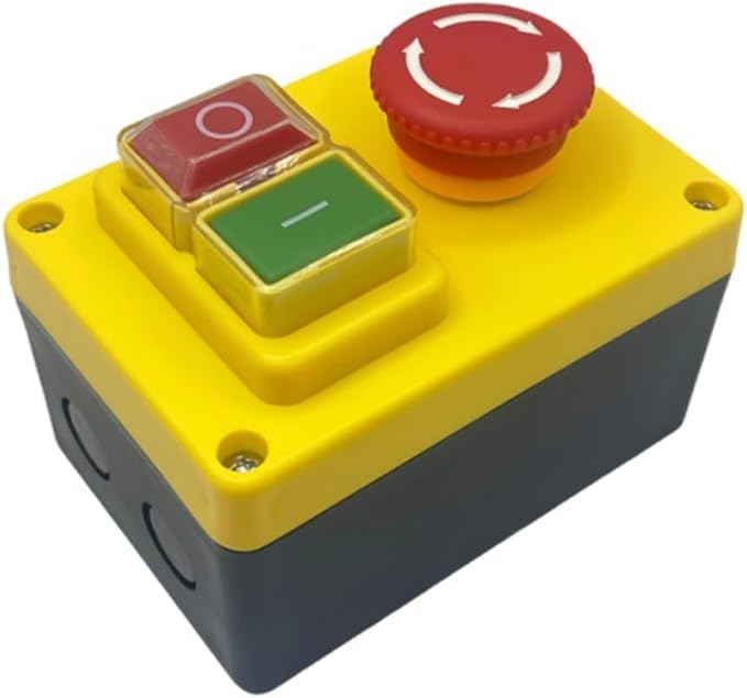 Kjd17d 250v 16a Elektromagnetischer Drucktaster Not-aus-schalter Für Elektrowerkzeuge Und Werkzeugmaschinen