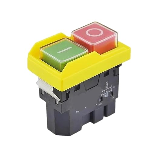 Dkld Dz04 4-poliger 250v Ac 8(6)a Wasserdichter Elektromagnetischer Drucktaster Ein Aus Start Stopp Schalter Für Schleifmaschinen