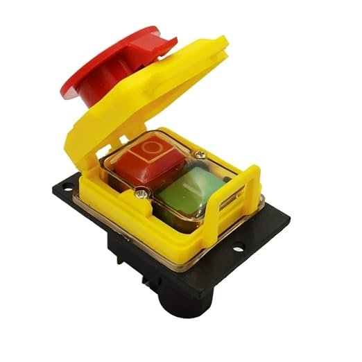 Ck21 – 4-poliger Elektromagnetischer Schalter, Not-aus, Druckknopf Ein/aus, Für Industrielle Werkzeugmaschinen, Ac 250 V 16(12) A 5e4