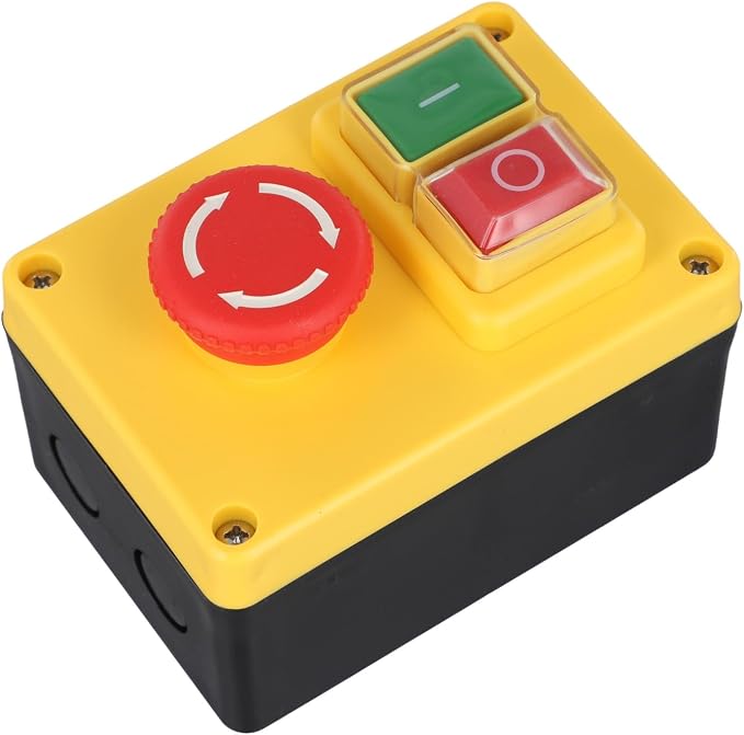 Zywuoy 16a 250v Elektromagnetischer Drucktaster Für Tischkreissägen Und Werkstattmaschinen - Maschinenstart/-stopp - Verwendung In Maschinen/geräten