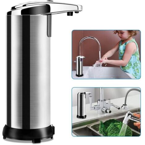 Automatischer, Berührungsloser Seifenspender – Infrarotsensor – Wasserdichter Sockel – 230 Ml Fassungsvermögen – Einstellbare Dosierung