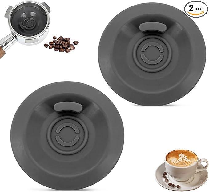 2-teiliges Reinigungsscheiben-set Für Kaffeemaschinen, 54 Mm Silikon-reinigungspads Für Barista-espressofilterhalter, Kompatibel Mit Gastroback-espressomaschinen