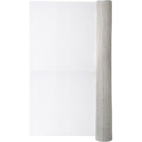 Graues Aluminium-moskitonetz, H. 1 X B. 2 M