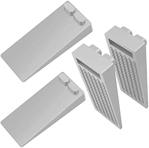 [4er-pack] Türstopper, Silikon-bodenstopper, Tür- Und Wandschutz, Höhenverstellbar, Grau