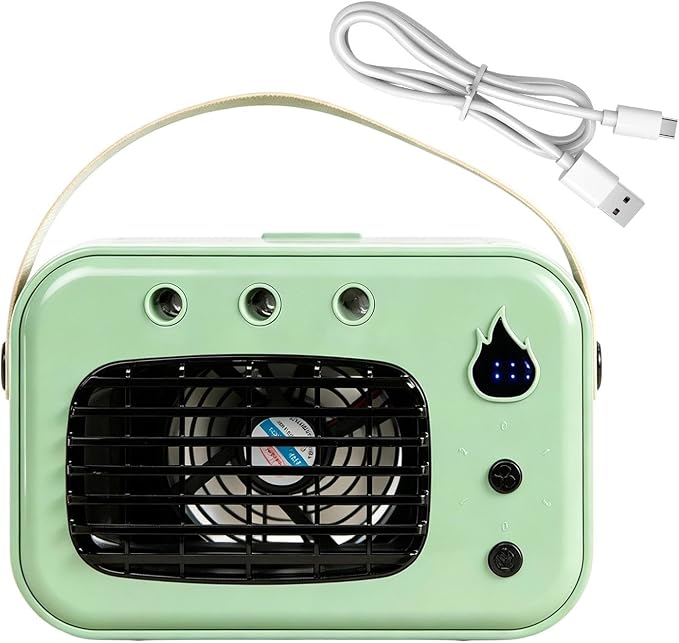Tischventilator Mit Griff Für Studentenwohnheime Tischventilator Für Zuhause, Mieter, Homeoffice, Studentenwohnheime, Schlafzimmer, Arbeitszimmer, Garage, Werkstatt, Wohnung