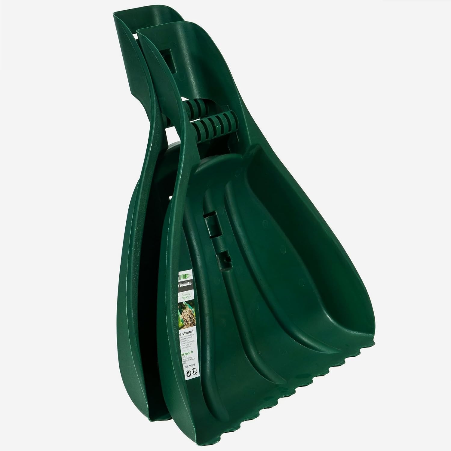 Zweiteiliges Set Laubschaufeln Mit Griffen Pvc, Ergonomische Griffe, 2er-set, Für Laub, Unkraut, Rasen Und Beete