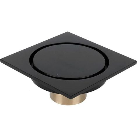 Quadratischer Bodenablauf, 10 Cm, Mit Abnehmbarem Runden Deckel Für Küche, Hotel Und Badezimmer