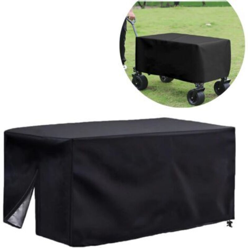 Schutzhülle Für Transportwagen - Wasserdicht - Uv-beständig - Staubdicht - 210d Oxford-gewebe - Für Gartenwagen (nicht Für Campingwagen)