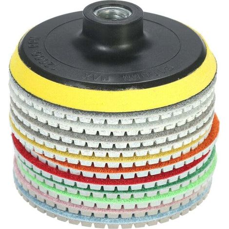 Packung Mit 12 Diamant-nassschleifscheiben (100 Mm, 4 Zoll) X