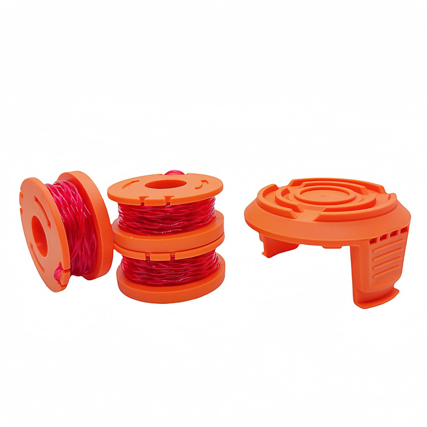 Packung Mit 20 Spulen 3 M Kantentrimmerfaden – Wa0004.1/wa0010 Klingendurchmesser: 1,65 Mm Trimmerfadenspule (16 Schneidfäden, 4 Schutzhüllen)