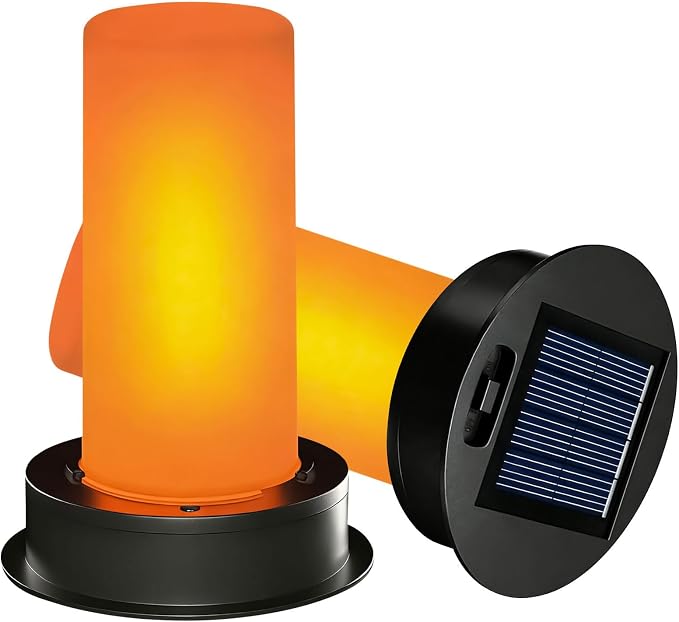 2er-pack Ersatz-solarleuchten - Ip65 - Wasserdicht - Ersatz-solarpanel - Für Den Außenbereich, Garten, Terrasse (7 Cm × 2)