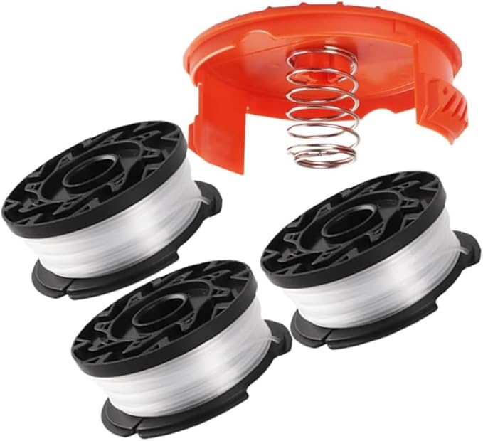 3er-pack Ersatztrimmerfäden Für Black+decker A6481, A6485, Af-100-3zp, St5530-gb, Glc3630l20-gb, Stc1820pc-gb, Besta530-gb, Besta525-gb, 1,65 Mm X 6,1 M