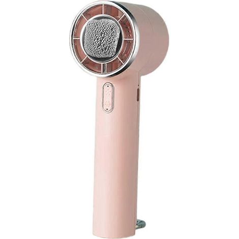 Tragbarer Turbo-eisventilator Mit Haken, Mini-usb-kühlventilator In Pink