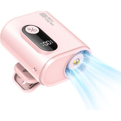 Kompakter, Tragbarer Ventilator Mit Gürtelclip – Leise Und Leistungsstark, Ideal Für Outdoor-aktivitäten, Reisen Oder Das Büro – Pink