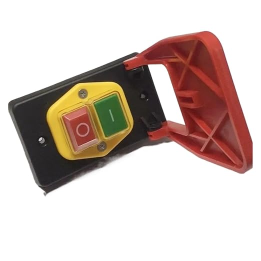 Not-aus-drucktaster, Rote Abdeckung, 16 A, Aus-/unterspannungsschutz, Elektromagnetischer Startschalter, 1 Stück (4-polig, 240 V–250 V)
