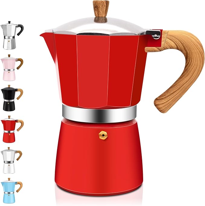 Cafetera Expresso Moka Pot Express De 3 Taza De Aluminio Percoladora Cafetera Moka Clásica Italiana Para Preparar Café Italiano Y Cubano Para Casa Y Camping 150 Ml 5 Oz