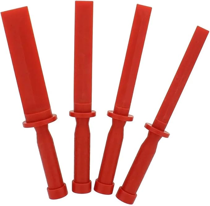 4-teiliges Spachtelset Mit Kunststoffspachtel, Kunststoffschabern, Kunststoffspateln, Kunststoffschabern Zum Entfernen Von Fugenmörtel, Farbschaber Für Aufkleber Und Tapeten