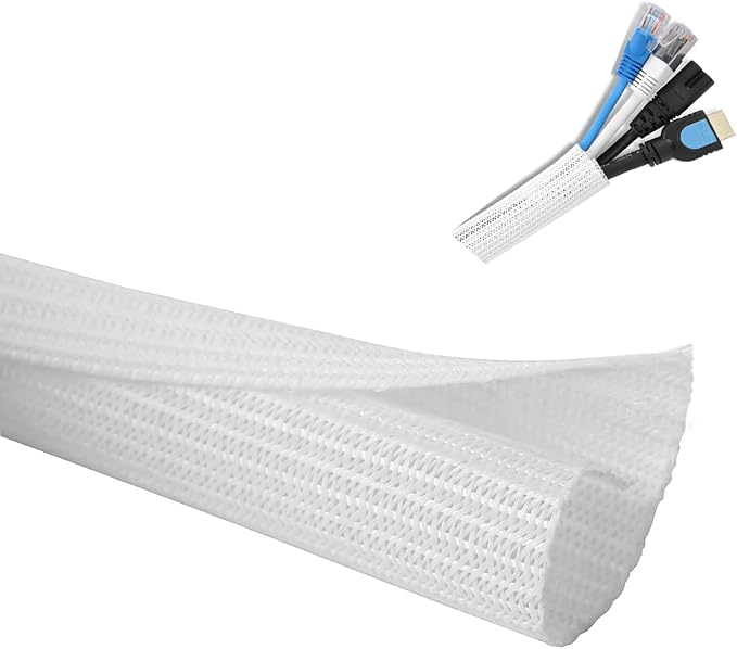3 M Langer, Geflochtener Schutzhülle Für Usb-kabel, Stromkabel, Audio-/videokabel, Fernseher, Computer, Bürogeräte Und Heimkinoanlagen