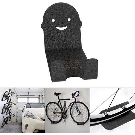 Fahrradständer Zur Wandmontage Aus Kohlenstoffstahl – 3-teiliges Set – Tragkraft 100 Kg – Einfache Montage – Kompatibel Mit Mountainbikes Und Falträdern