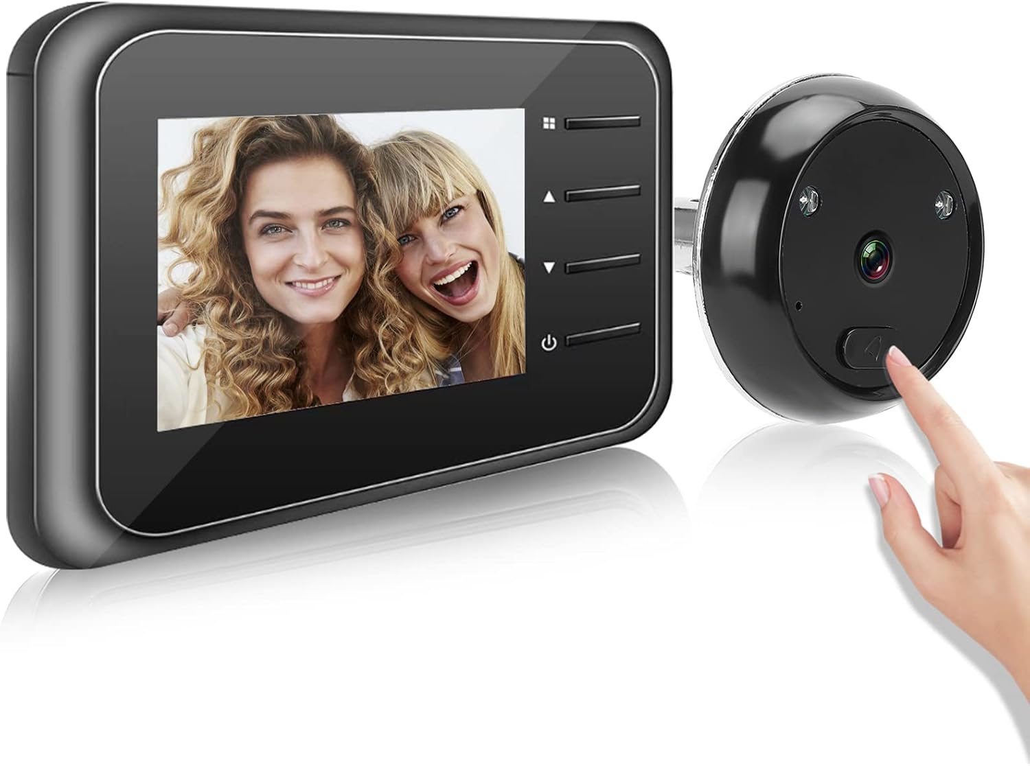 Kabellose Kamera – 2,4-zoll-lcd-bildschirm – Infrarot-nachtsicht – 90°-betrachtungswinkel – Stromversorgung: 3 Aaa-batterien – Einfache Bedienung