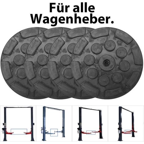 Verstärkte Und Verdickte Gummirollen, 4er-set, 120 Mm – Hebezubehör Für Hebebühnen – Bodenschutz – Einfache Montage
