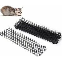 Abwehrplatten Für Katzen Und Hunde (einzeln Verpackt) - Abmessungen 45 X 20 Cm - Einfache Montage Mit Nägeln - Verhindert Effektiv Das Eindringen Von Tieren.