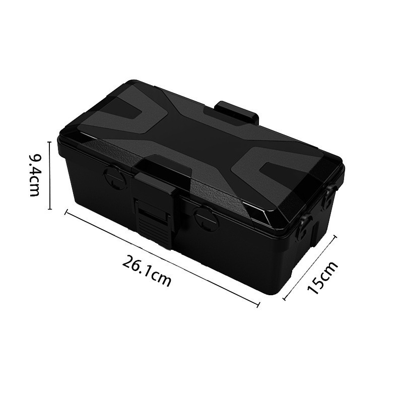 Wetterfeste Ip54-außenverteilerdose Zum Schutz Mehrerer Steckdosen, Verlängerungskabel Für Automatische Bewässerungsanlagen Und Kameras Abmessungen: 26,1 X 15 X 9,4 Cm