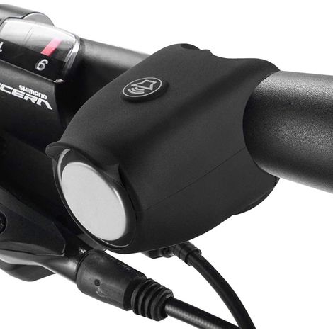 Wasserdichte Elektrische Klingel Für Fahrräder Und Roller, Mini-hupe, Schwarzes Silikon, Akustisches Warnsignal, E-klingel