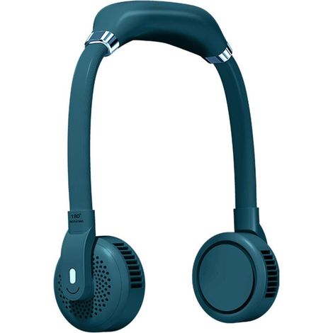Tragbarer, Klingenloser Nackenventilator, Usb-aufladbar, 3 Geschwindigkeitsstufen, 4000-mah-akku, Ideal Für Outdoor-aktivitäten, Büro, Sport Und Reisen – 1 Stück
