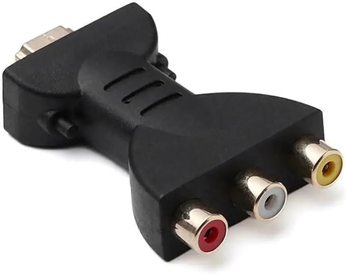 Hdmi-stecker Auf 3 Rca-buchsen Adapter Audio-video-konverter Av Tv Dvd Projektor Heimkino Anschluss 720p Und 1080p Für Pc, Projektor, Tablet, Computer