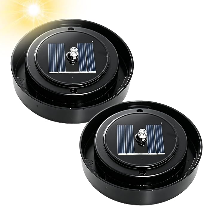 Ersatz-solarleuchten, 2 Stück 8 Cm Solarleuchten-ersatz, Solarabdeckung-ersatz, Solarleuchten-ersatz, 600-mah-solarpanel, Für Gartenleuchten