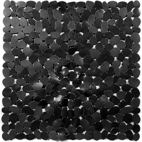 Rutschfeste Badematte, 54 X 54 Cm (schwarz), Quadratisch, Rutschfest Und Schimmelresistent, Rutschfeste Badematte Für Kinder, Maschinenwaschbar Mit Saugnäpfen