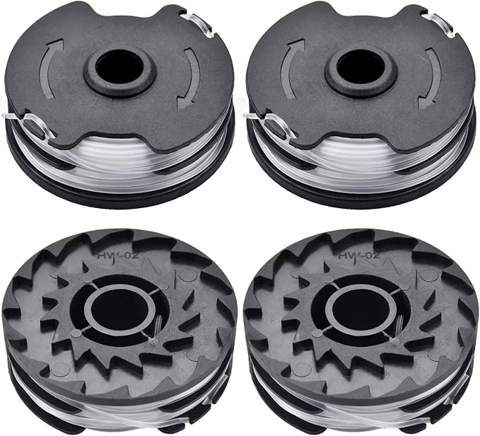 Anboo 4er-pack Parkside Trimmerfadenspulen, Kompatibel Mit Prta 20-li B2/c3, Prt 300/550 A1/a3, Ian351753 Tlp-01, Freischneider-ersatzteil, 1,6 Mm Für Parkside (lidl) Geräte (4 Spulen)