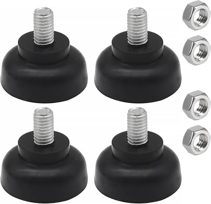 Set Mit 4 M8-schraubfüßen Aus Gummi, Feuchtigkeitsbeständig, Rutschfest Und Stoßdämpfend, Zum Schutz Ihrer Möbel, Sofas, Tische Und Stuhlbeine
