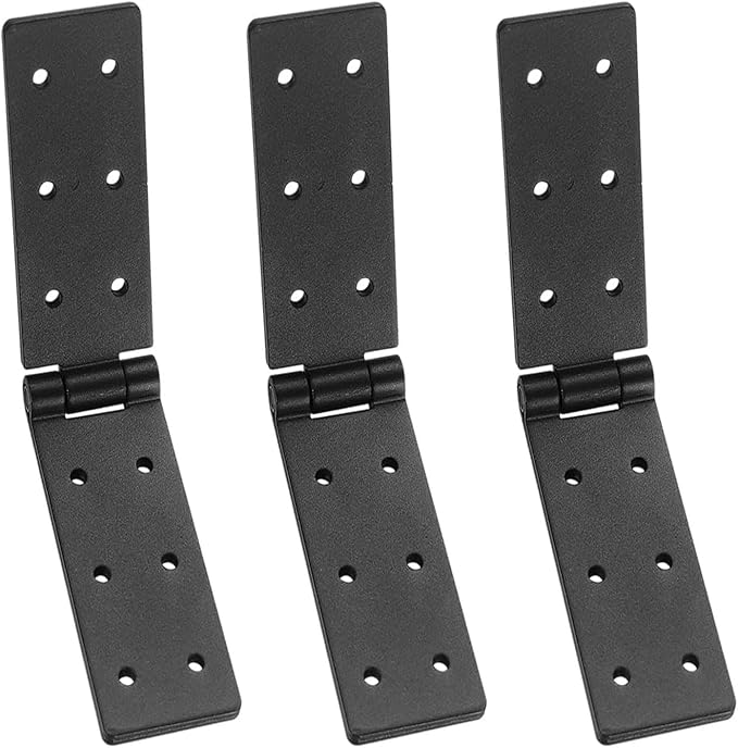 Zhyaun 3-teiliges Scharnierset Für Schranktüren, Möbelscharniere, Flachscharniere, Schubladentürsicherungsscharniere, Schranktürscharniere, Geeignet Für Holztüren, Gartentüren, Werkzeugkästen