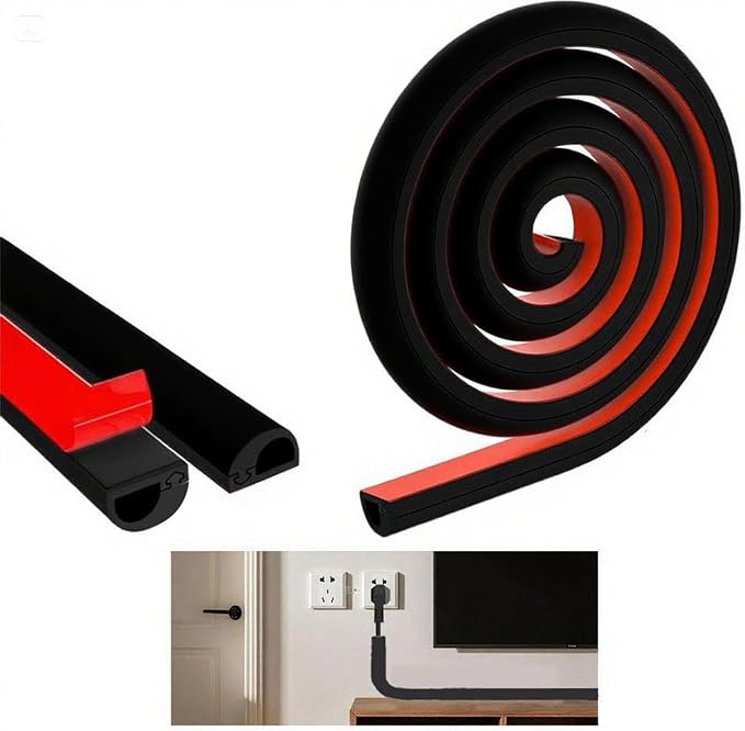 Kabeldurchführung (schwarz, 3 M)