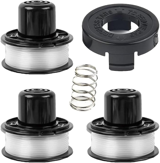 Trimmerfadenspule, Ersatzfadenspule, Kompatibel Mit Black & Decker Gl250, Gl310, Gl360 (3+1+1)