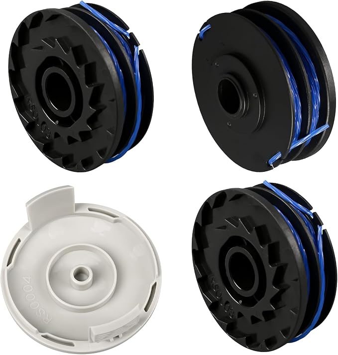 Ersatz-trimmerfadenspule Rac123, Kompatibel Mit Ryobi Rlt4027, Rlt4125, Rlt5027, Rlt6030, Rlt5127, Rlt6130-5132002670, Rac122-abdeckung, 1,5 Mm X 8 M