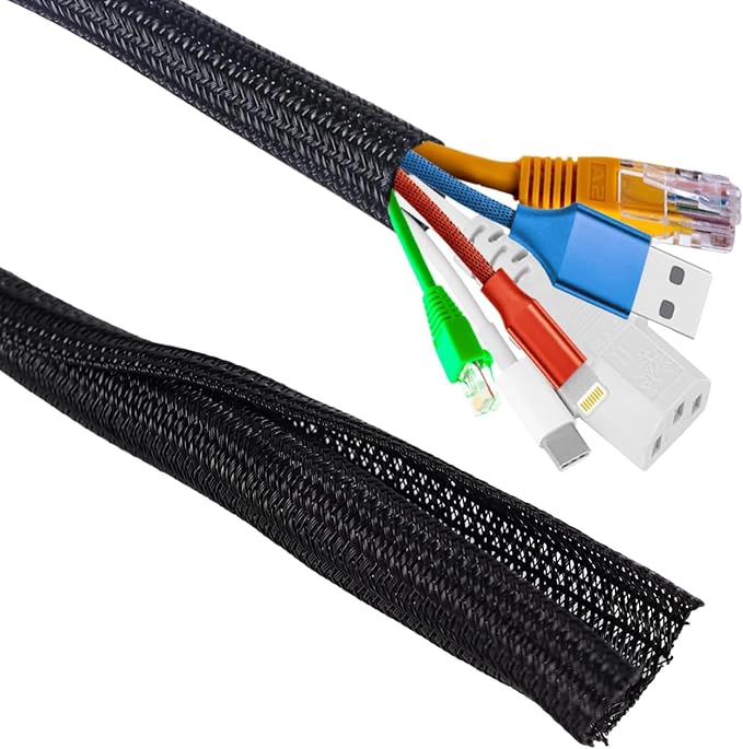 Saubere Kabelschutzhüllen, 13 Mm Durchmesser, 3 M Kabelmanagement-schlauch Für Pc/tv, Selbstklebender Kabelschutz, Organizer Für Usb-stromkabel, Audio-/videokabel