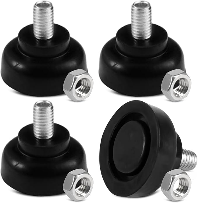 4 Stück Verstellbare Nivellierfüße, M8x35 Mm Schraub-tischbeine, Verstellbare Möbelfüße Mit Schrauben, Gummifüße Für Möbel, Stühle, Tische, Sofas, Haushaltsgeräte, Vitrinen