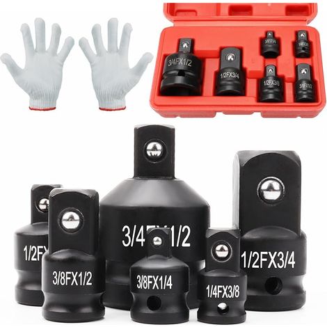 Set Mit 6 Kraftadaptern Für Schlagschrauber, Schraubenschlüsseladapter Für Verstellbare Schraubenschlüssel Und Brechstangen