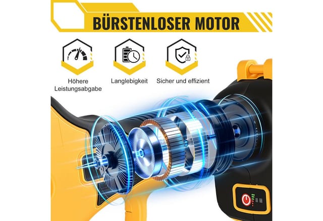 CONENTOOL Akku-Astschere Bürstenloser Motor, 25mm Elektrische Gartenschere mit Schleifstein, inkl. Akku und Ladegerät
