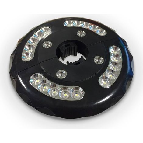 Kabellose Sonnenschirmleuchte Mit Warmweißem Licht – Eingebauter Lithium-akku Und Usb-schnellladefunktion – Ausgestattet Mit 28 Leds – Geeignet Für Terrassen, Strände, Gärten Und Pools.