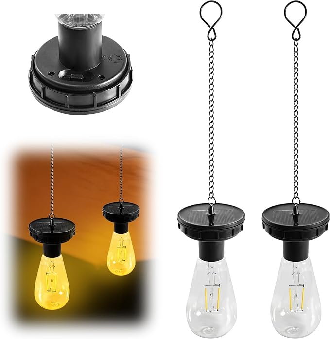 Set Mit 2 Ersatz-solar-gartenleuchten (8 Cm) Für Led-gartenleuchten – Ersatz-solarpanel Für Solar-gartenleuchten – Außendekoration