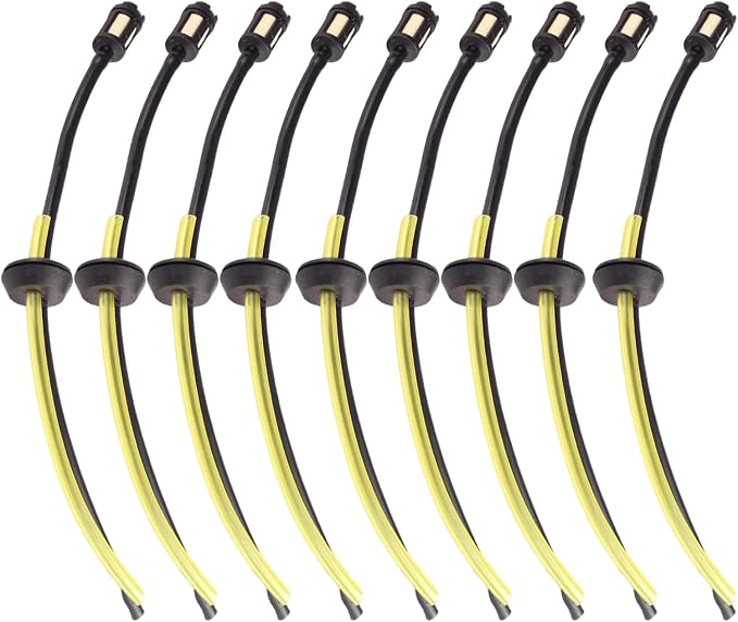 9-teiliges Universal-kraftstoffschlauchset Für Rasenmäher Und Freischneider Mit Kraftstofffiltern – Ersatzschläuche Mit Einem Durchmesser Von 18–19 Mm, Kompatibel Mit 2-takt- Und 4-takt-motoren Sowie