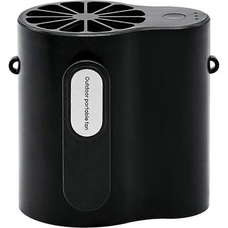 Tragbarer Clip-ventilator, Hüftventilator, Schwarzer Outdoor-unterwäscheventilator