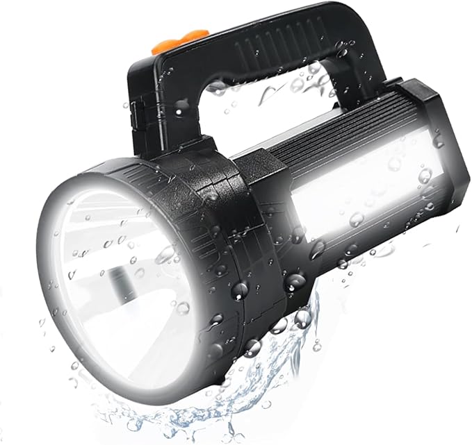 Eray Ultra-leistungsstarke Led-taschenlampe, 9600 Mah/11000 Lumen, Wiederaufladbar, Ipx4 Wasserdicht, 6 Modi, Usb-taschenlampe Für Camping/wandern/notfälle/stromausfall